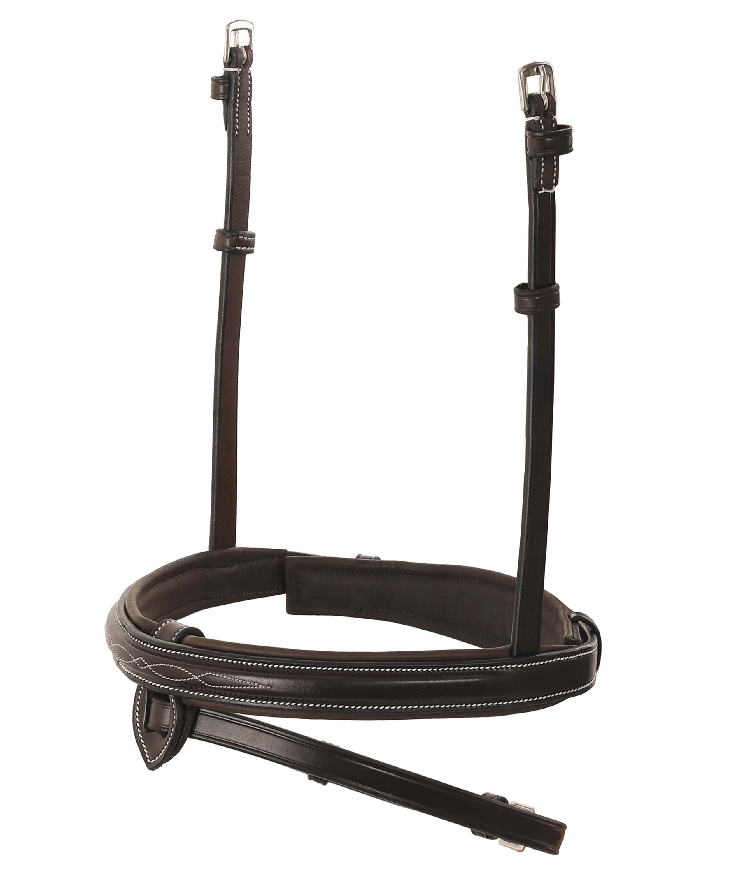 ExionPro Mono Crown Snaffle Bridle w/Rubber Reins  