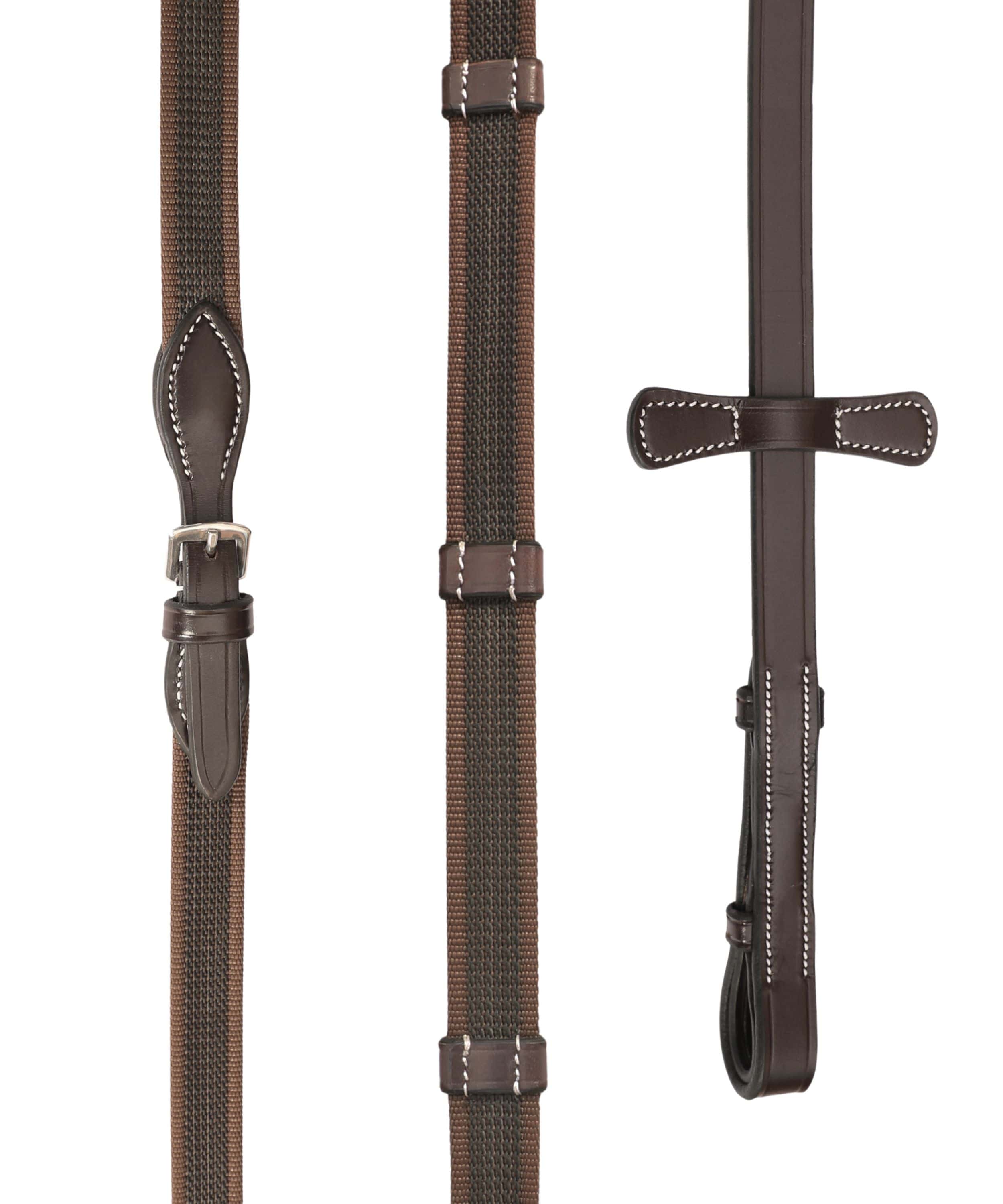 ExionPro Rubberized Web Reins - Equine Exchange Tack Shop