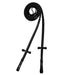 ExionPro Rubber Reins with Fancy Stitching - Equine Exchange Tack Shop