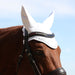 European Cotton Ear Net - White - Equine Exchange Tack Shop