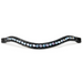 Paris Navette Crystal Patent Midline Browband - Light Sapphire Shimmer - Equine Exchange Tack Shop