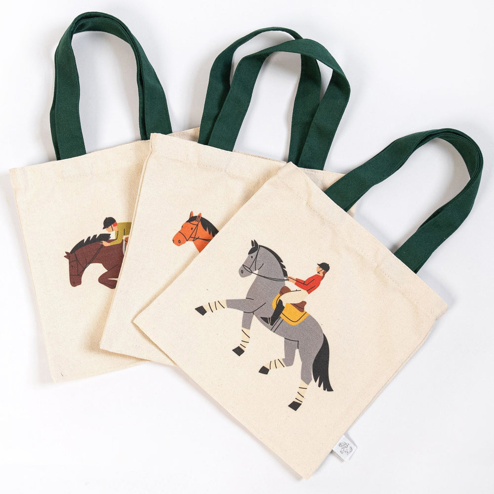 Horse Mini Tote Bag Set – 3-Pack - Equine Exchange Tack Shop