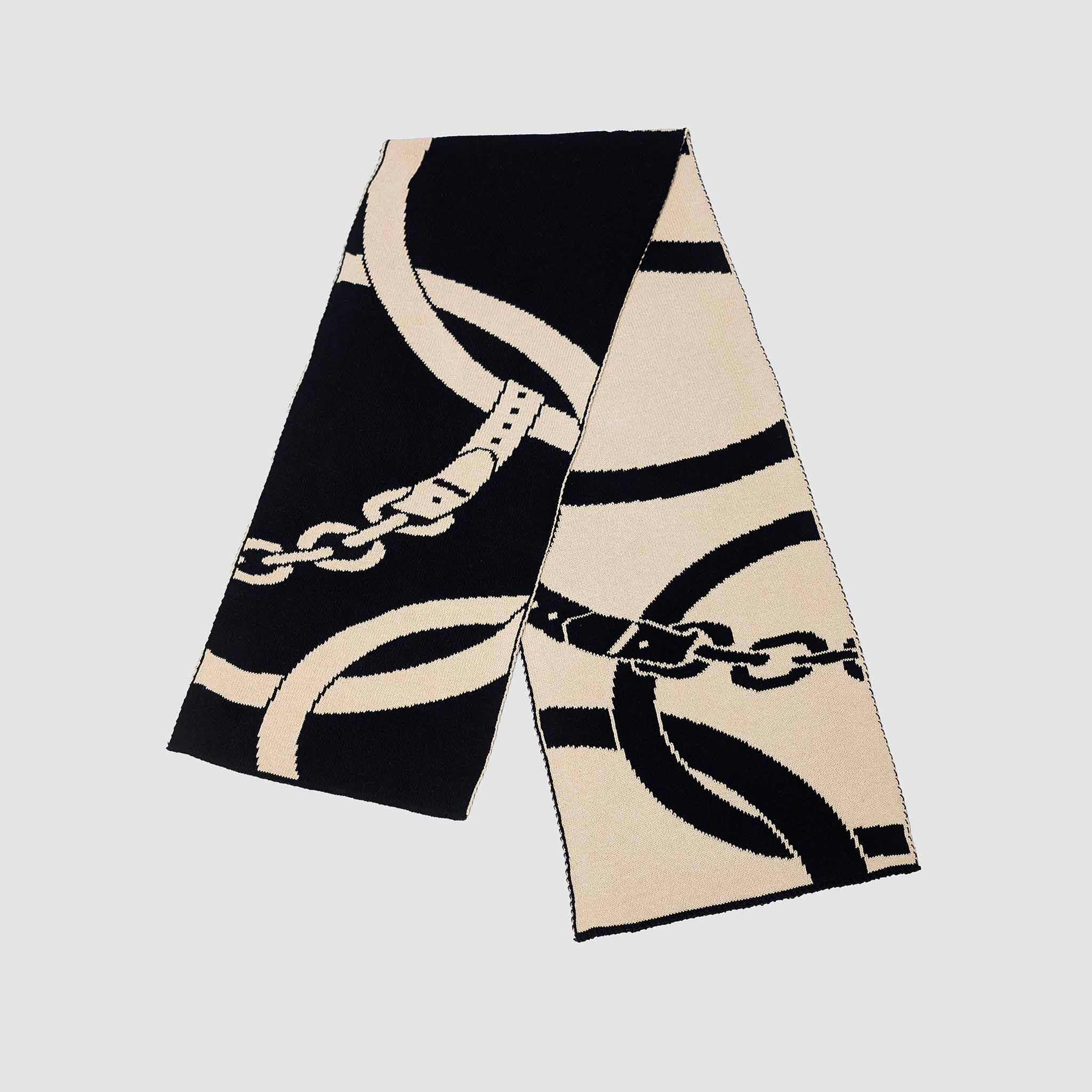 Cotton Sustainable Knit Scarf - Equestrian Loops - Equine Exchange Tack Shop