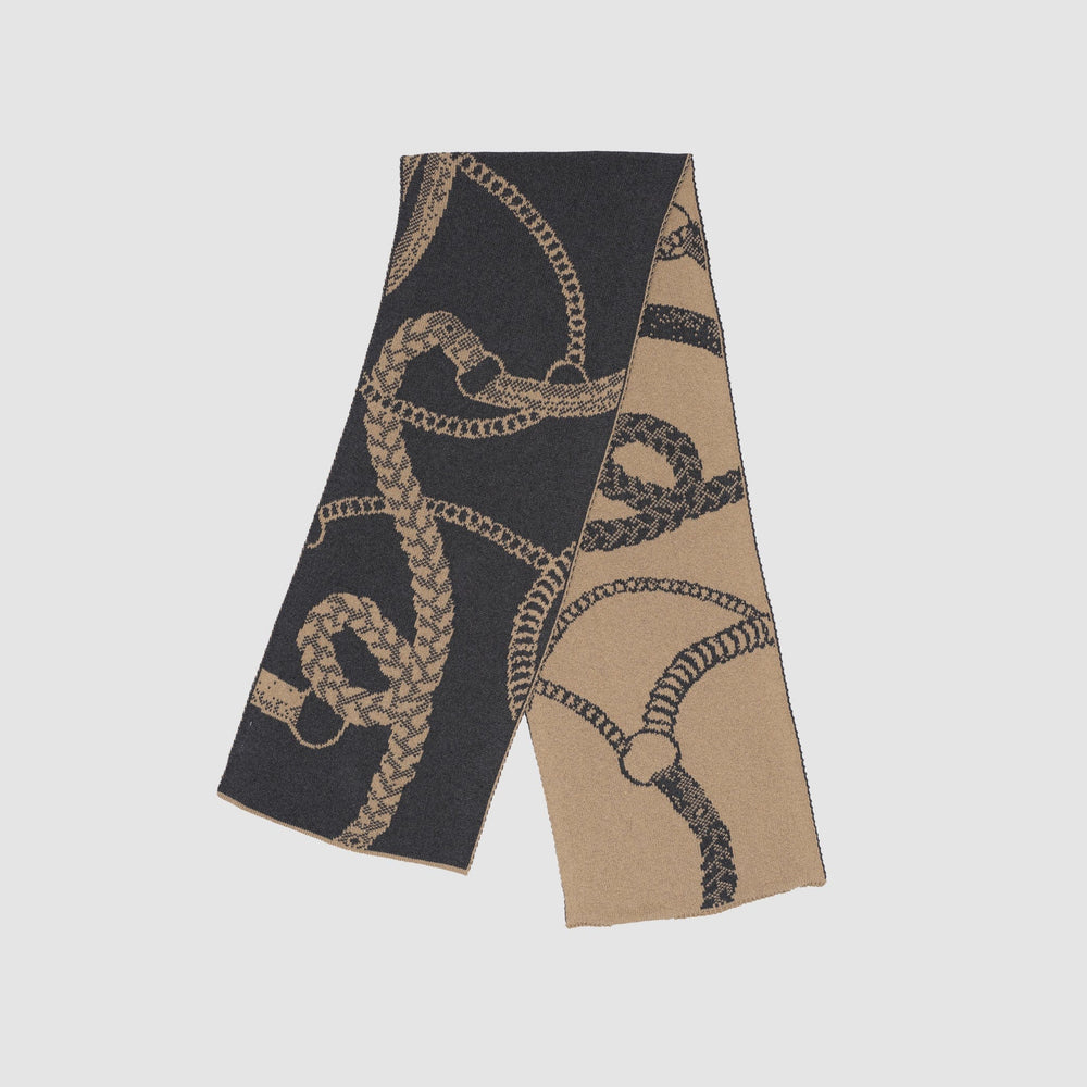 Cotton Sustainable Knit Scarf - Equestrian Straps - Equine Exchange Tack Shop