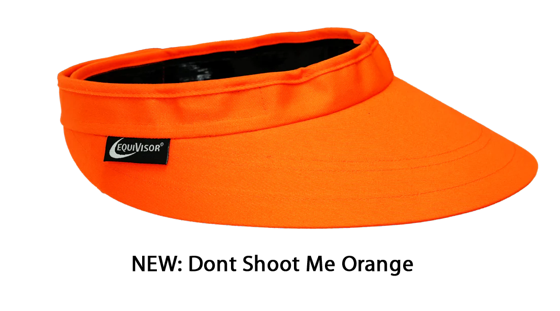 EquiVisor® Original Don't Shoot Me Orange - Equine Exchange Tack Shop