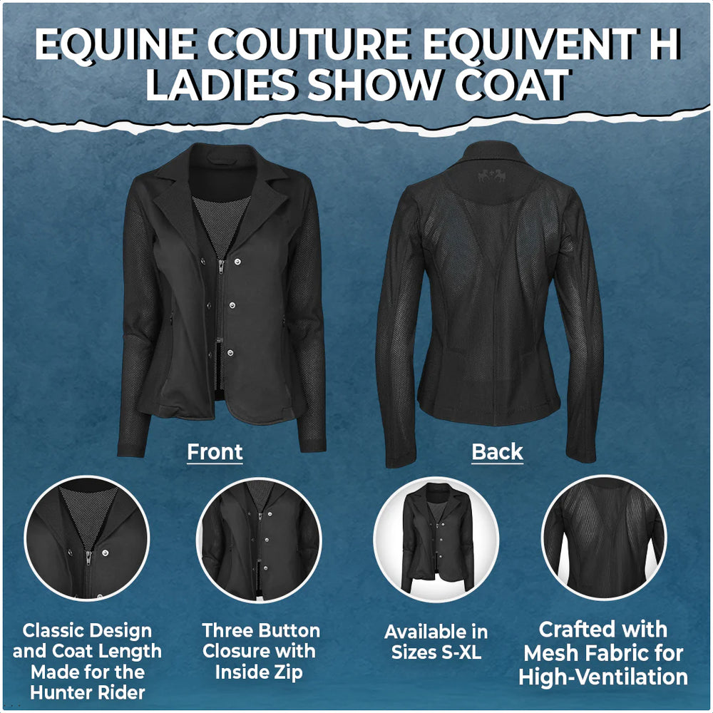 Equine Couture EquiVent Show Coat - Equine Exchange Tack Shop