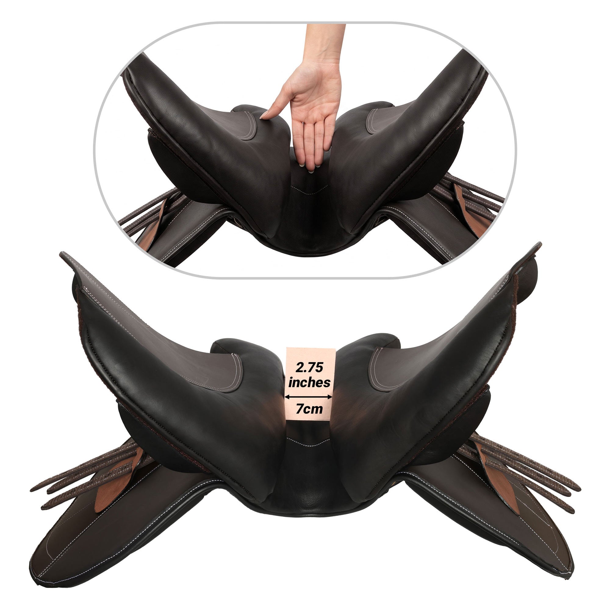 Henri De Rivel Equipe H Close Contact IGP Flocked Saddle