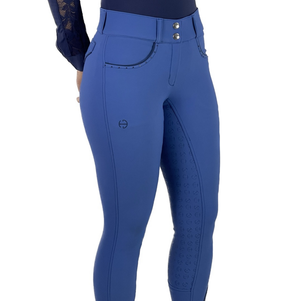 Crystal Evolution Full Seat Breeches - Delft Blue - Equine Exchange Tack Shop