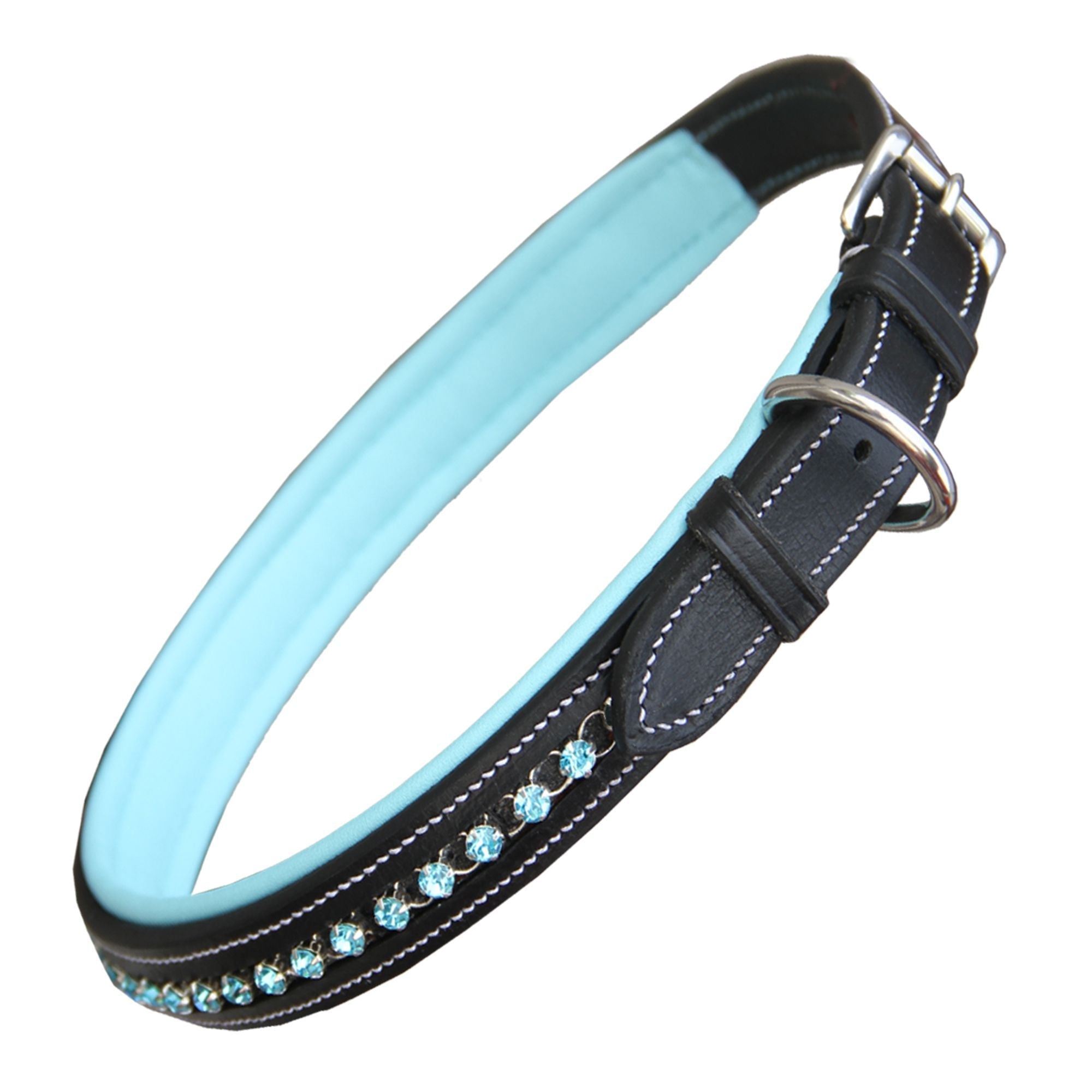 ExionPro Blue Bling Dog Collar - Equine Exchange Tack Shop