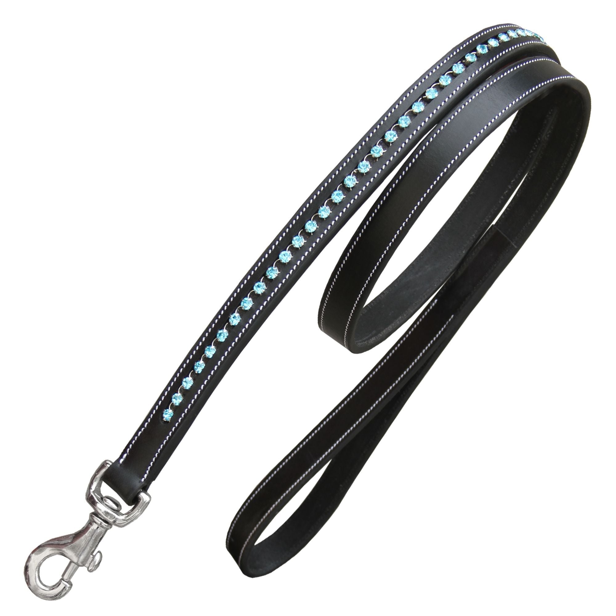 ExionPro Blue Bling Dog Leash - Equine Exchange Tack Shop