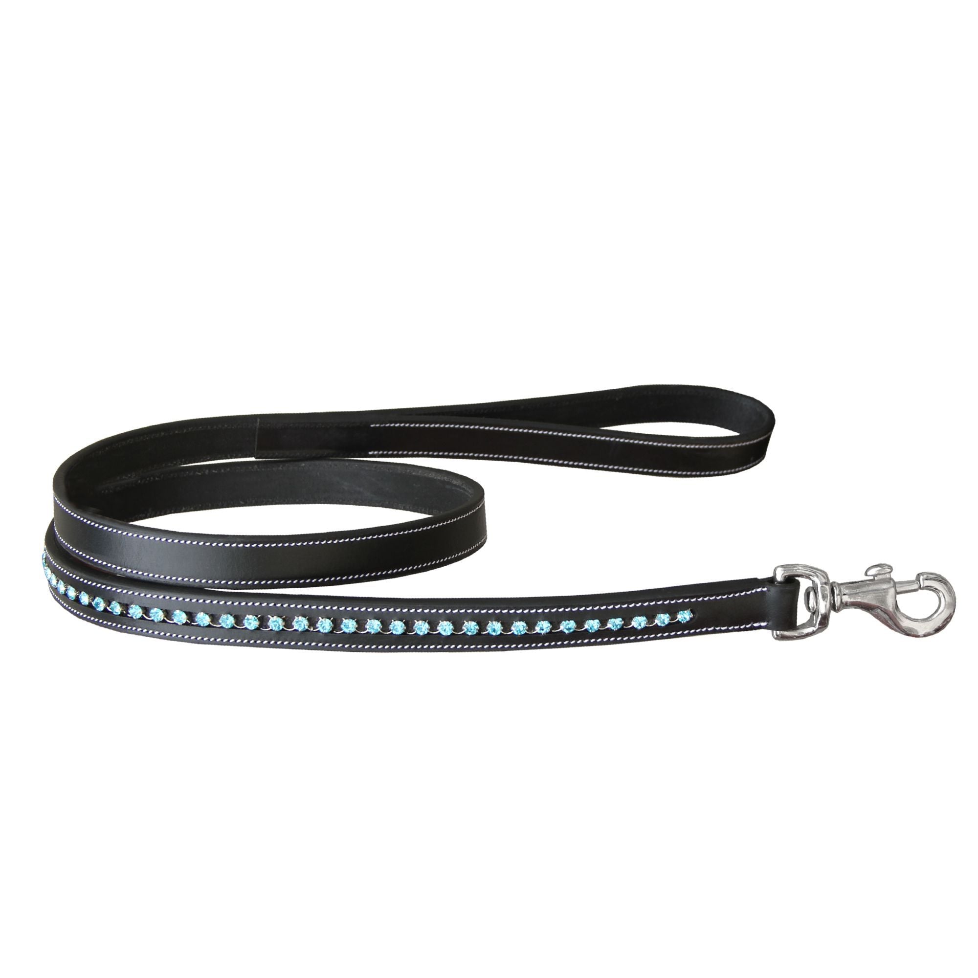 ExionPro Blue Bling Dog Leash - Equine Exchange Tack Shop