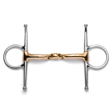 Full Cheek Lozenge Savor Gold Snaffle - Equine Exchange Tack Shop