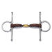 Full Cheek Lozenge Leather Covered Snaffle - Equine Exchange Tack Shop