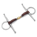 Full Cheek Lozenge Leather Covered Snaffle - Equine Exchange Tack Shop