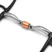 Full Cheek 3-Piece Cricket Roller Dotted Snaffle  