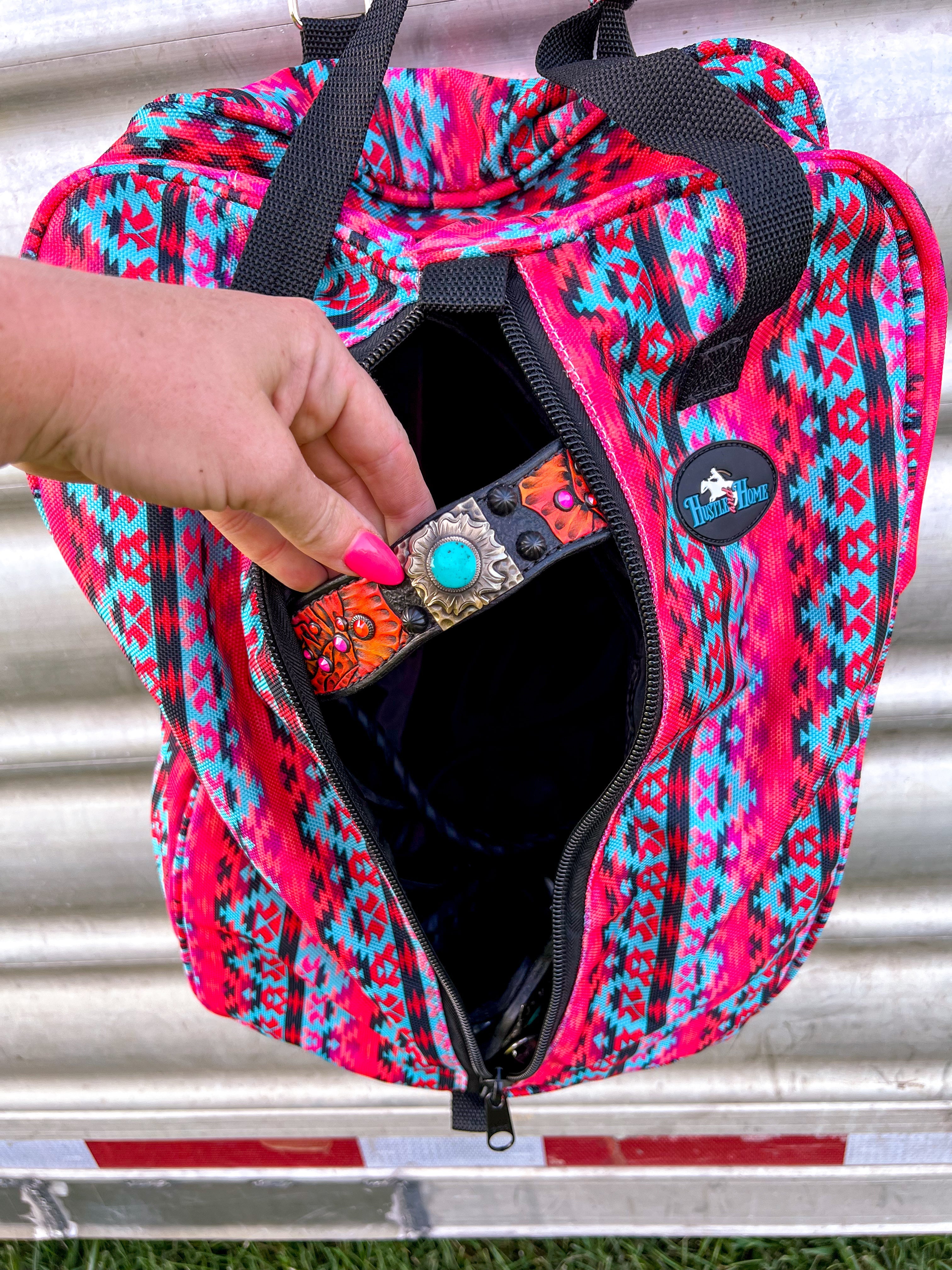 Classic Coral Luxury Tack Bag - Equine Exchange Tack Shop