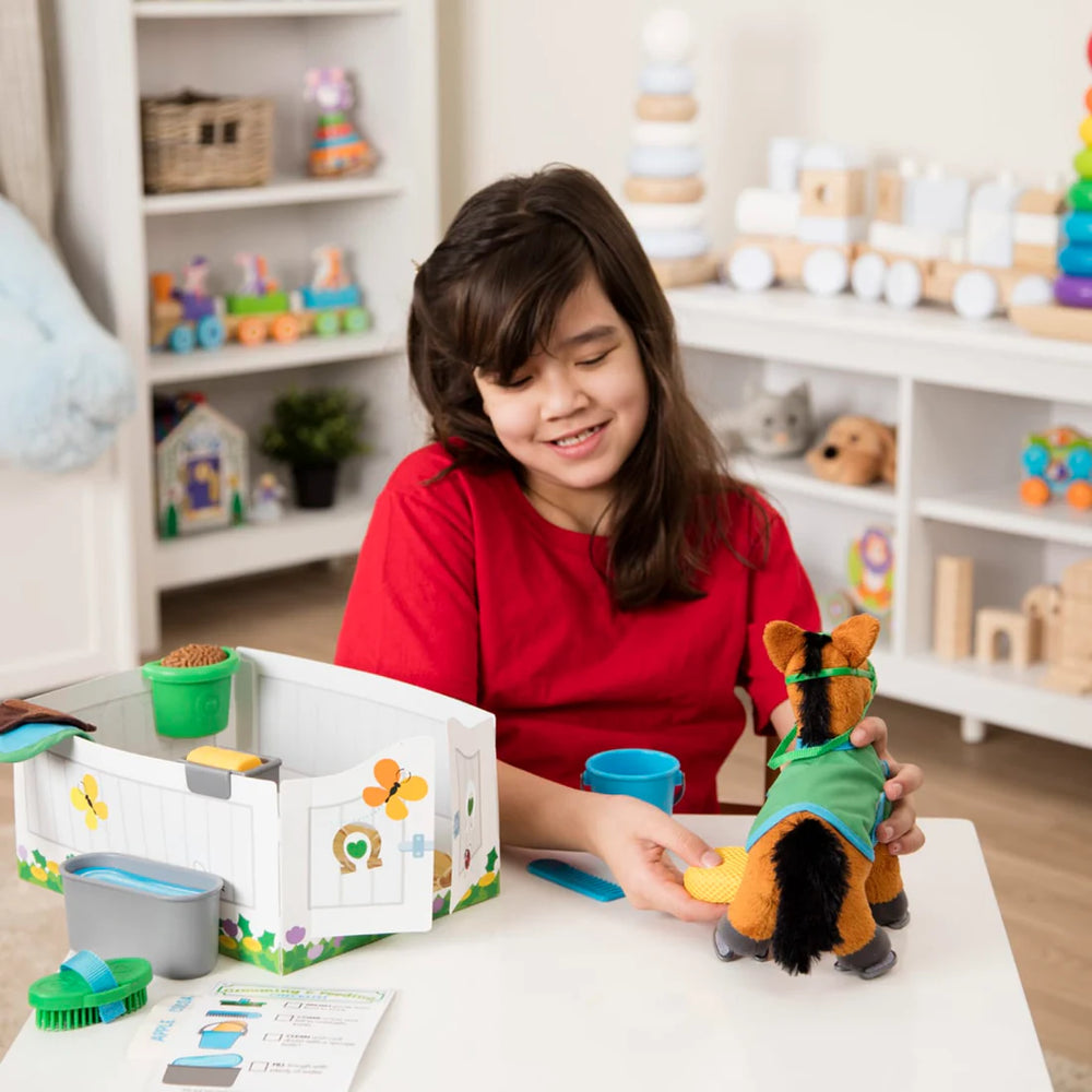 Horse Care Play Set - Feed and Groom - Equine Exchange Tack Shop