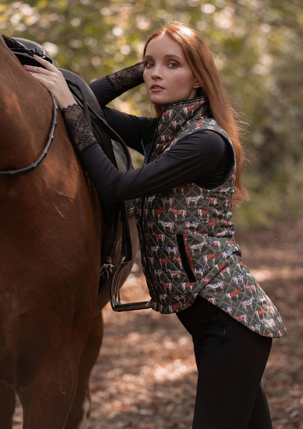 Florence Barn Vest | Victory Print