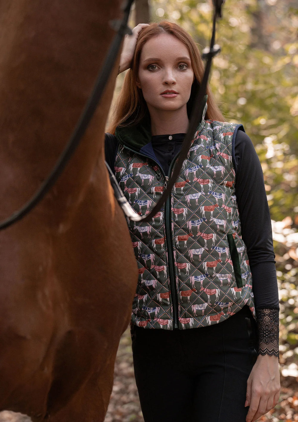 Florence Barn Vest | Victory Print