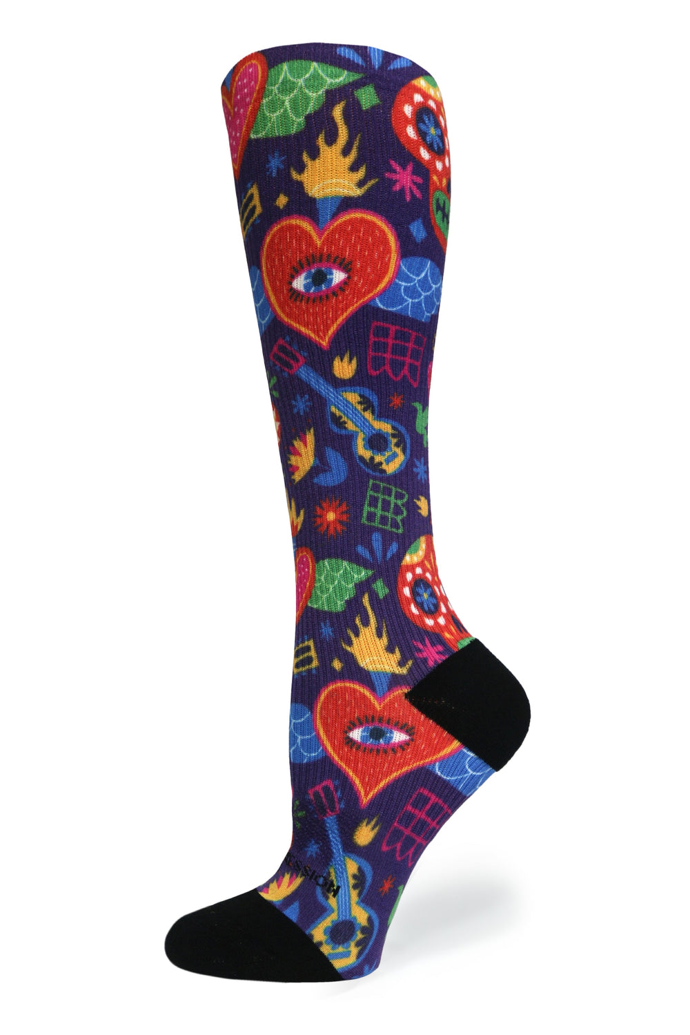 Flying Hearts Compression Socks - Equine Exchange Tack Shop