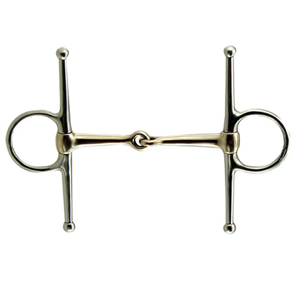 Full Cheek German Silver Snaffle Bit - Equine Exchange Tack Shop