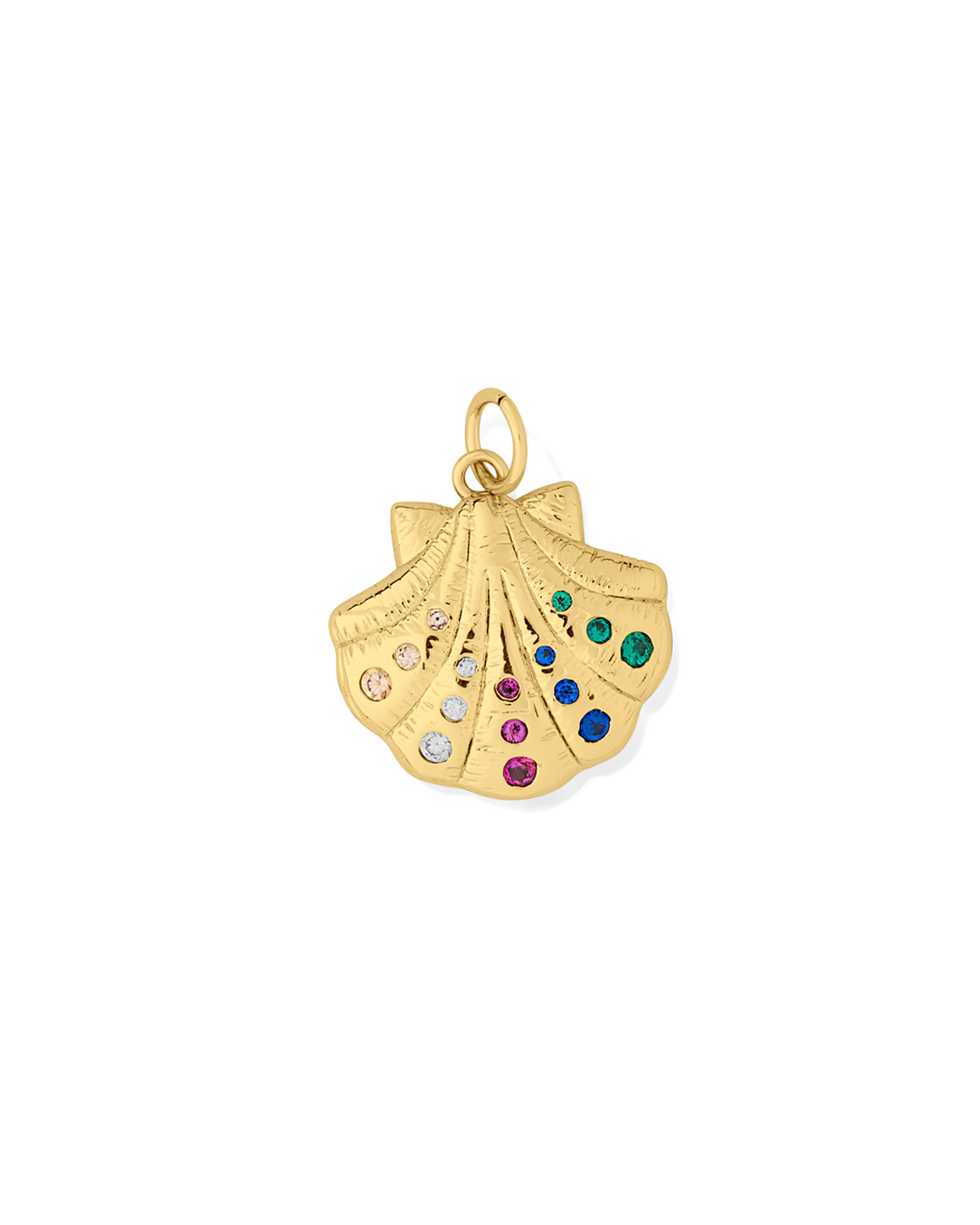 Gold Shell Charm