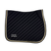 Black Cotton Oblique Euro Saddle Pad - Equine Exchange Tack Shop