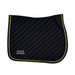 Black Cotton Oblique Euro Saddle Pad - Equine Exchange Tack Shop