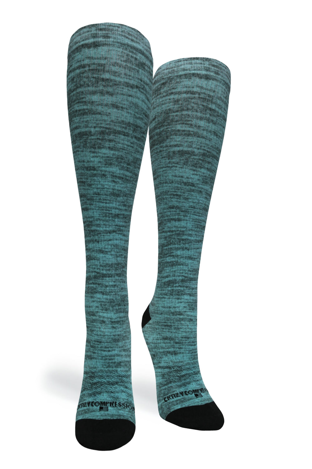 Green Heather Compression Socks - Equine Exchange Tack Shop