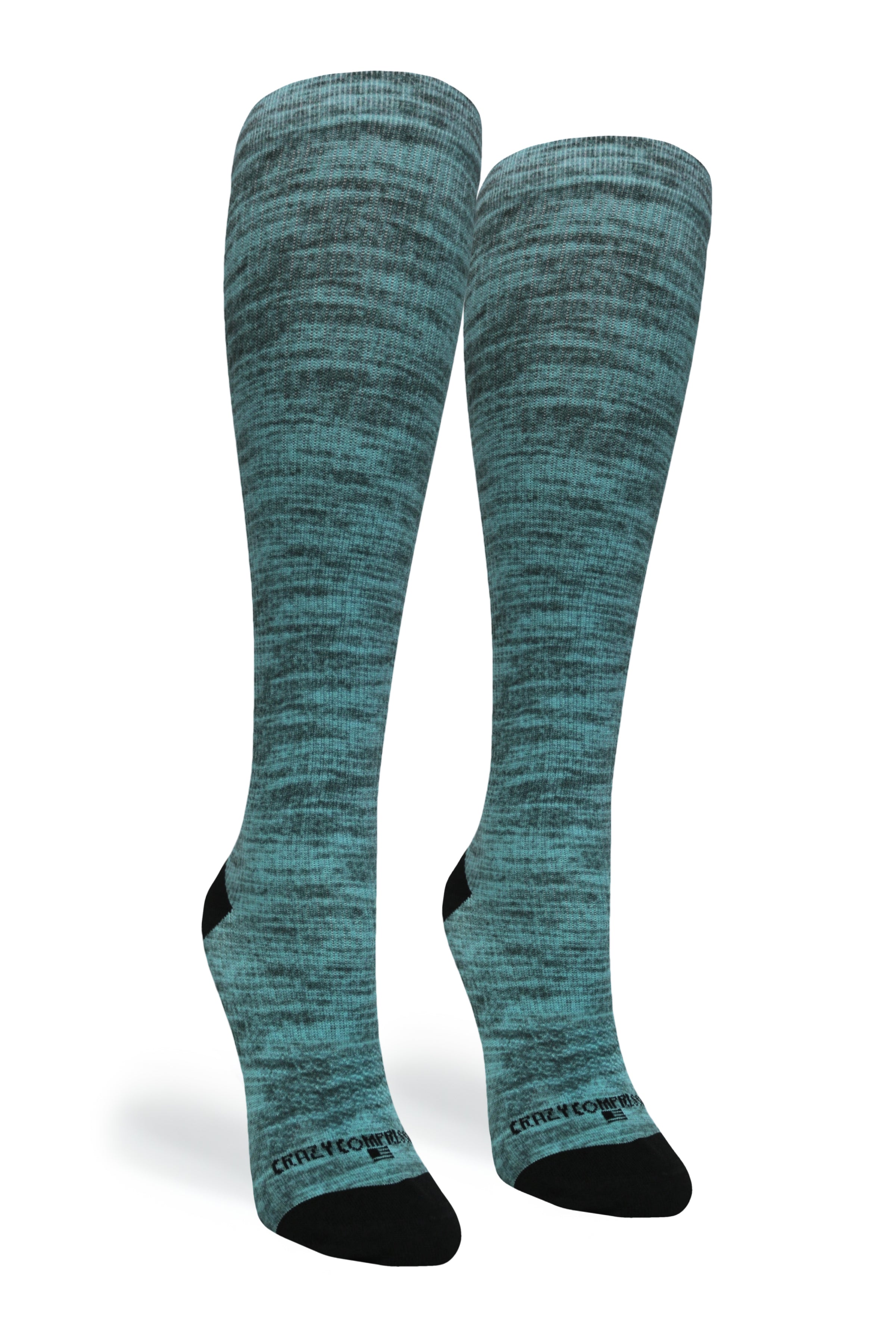 Green Heather Compression Socks - Equine Exchange Tack Shop
