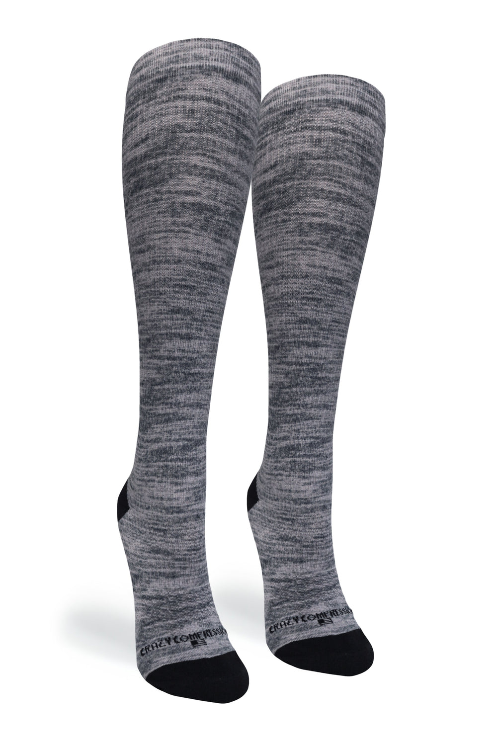 Grey Heather Compression Socks - Equine Exchange Tack Shop