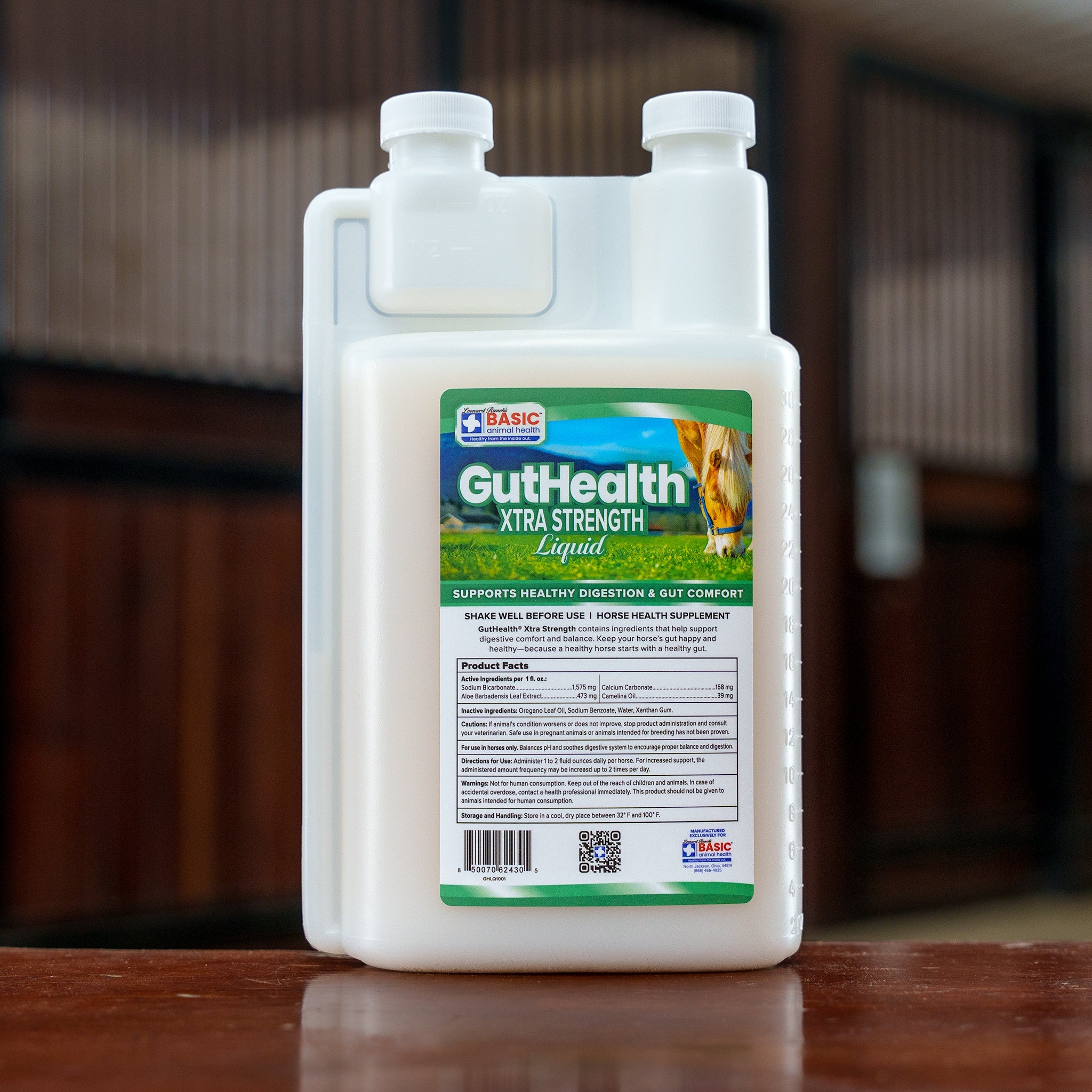 GutHealth Xtra Strength Liquid Supplement for Horses