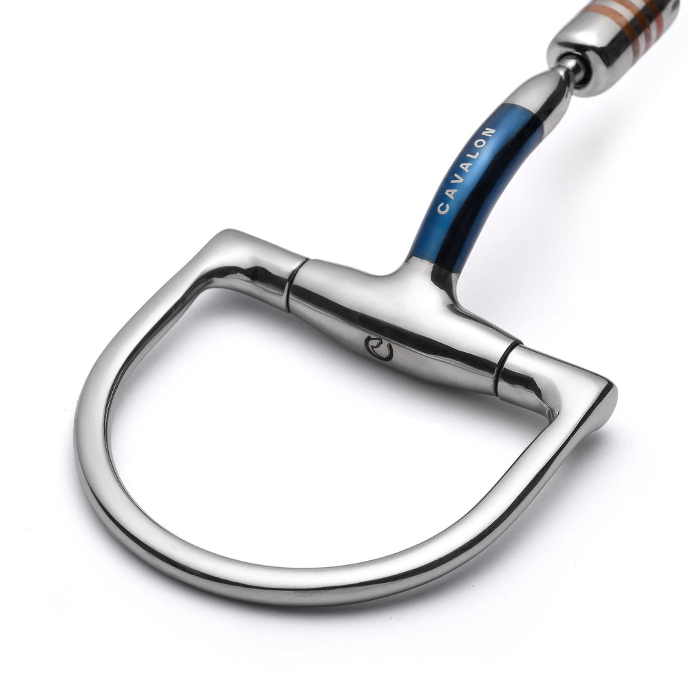 Hunter DRing Curved Sweet Iron Snaffle