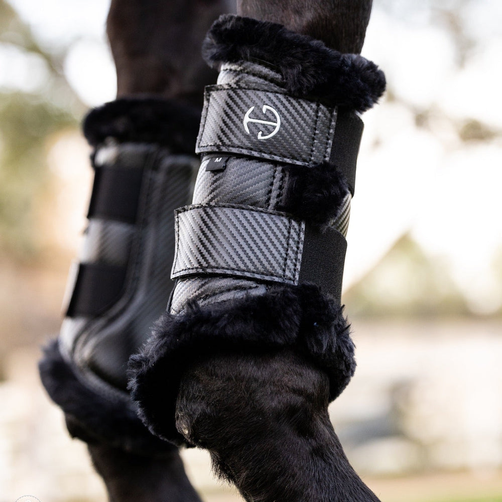 Carbon Tech Collection Brushing Boots - Black - Equine Exchange Tack Shop
