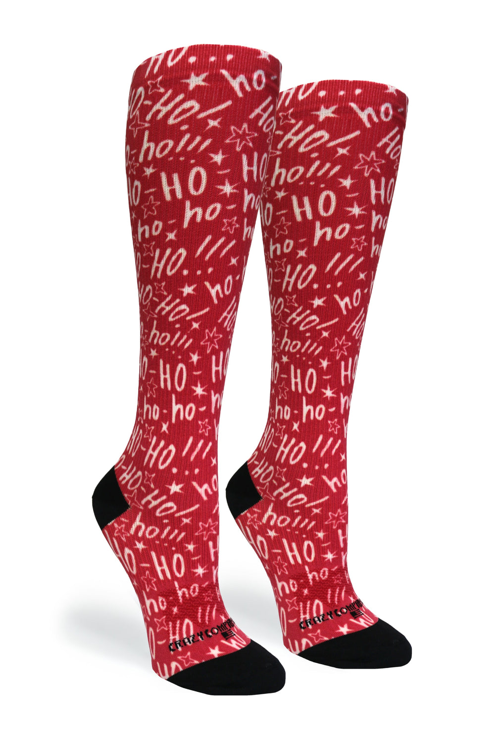 Ho Ho Ho! Compression Socks - Equine Exchange Tack Shop
