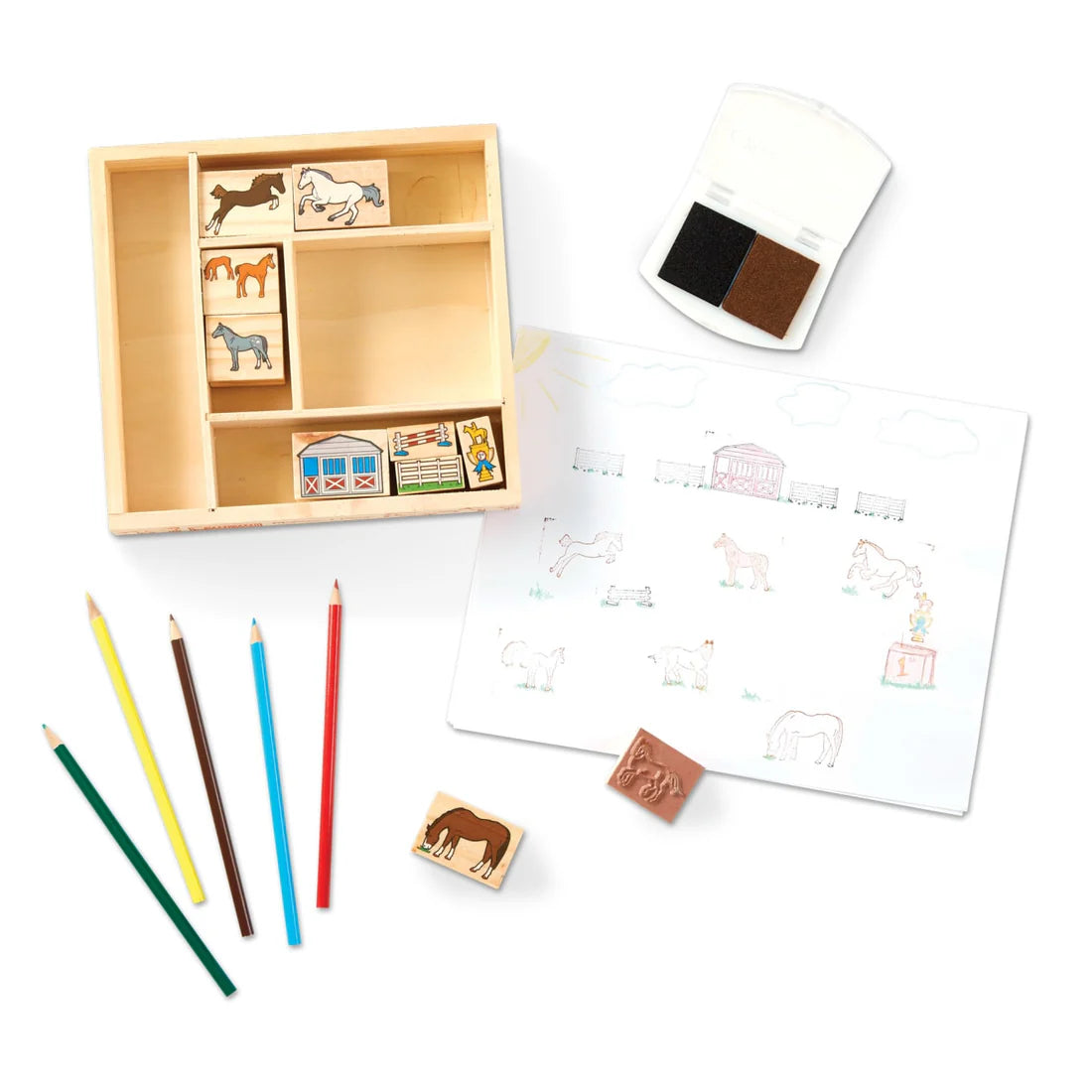 Wooden Stamp Set