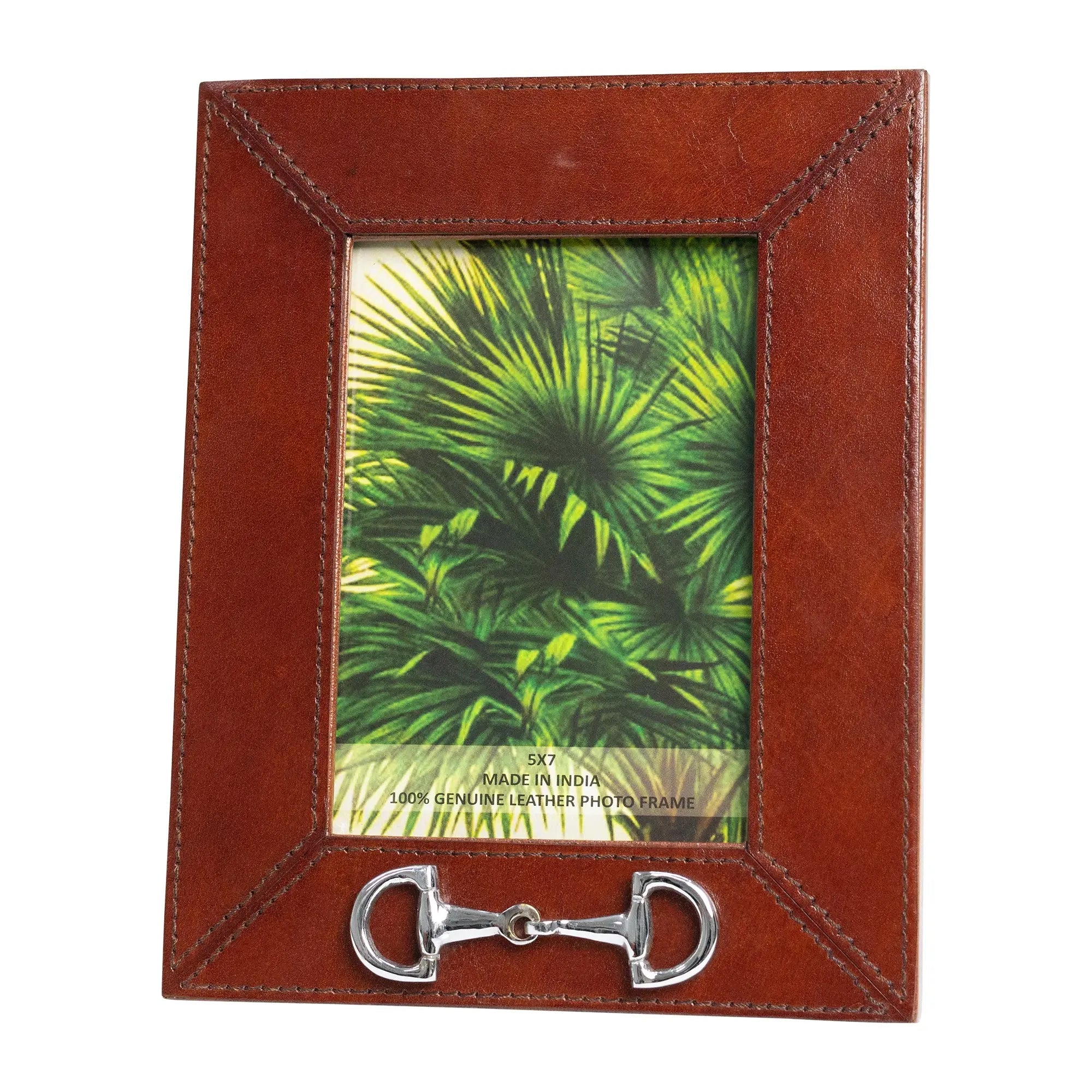 Huntley Leather Frame with Silver Bit
