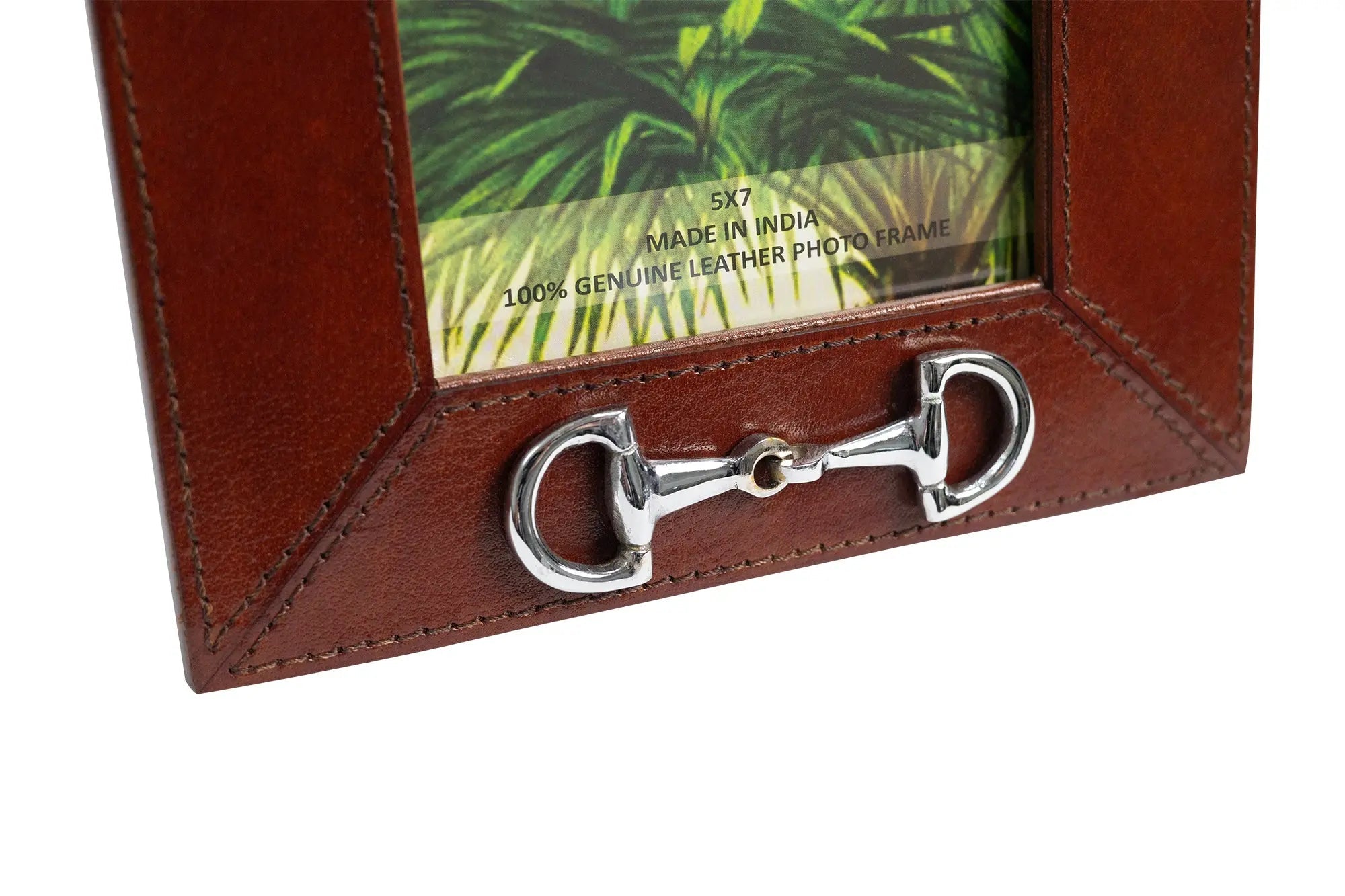 Huntley Leather Frame with Silver Bit