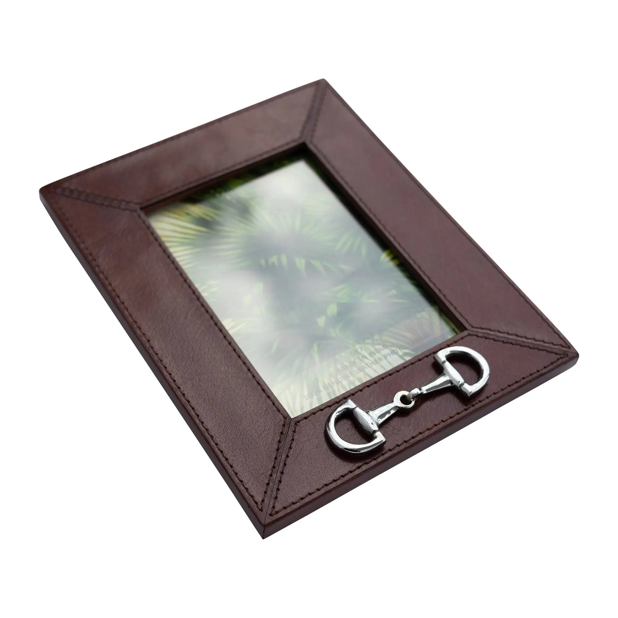 Huntley Leather Frame with Silver Bit