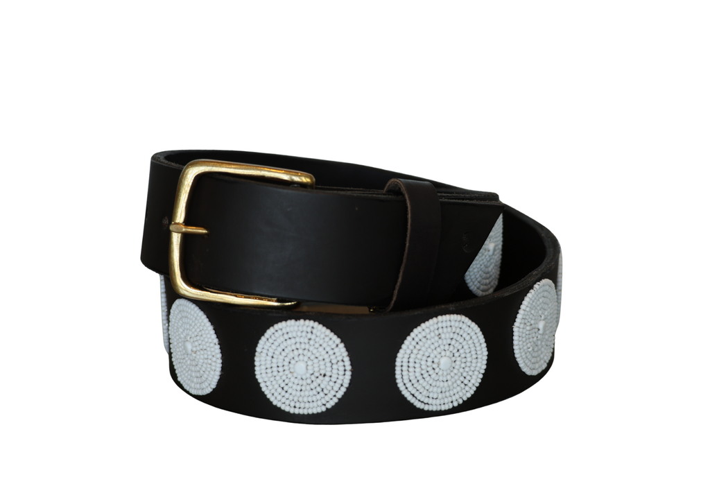 White Disc Belt 1 1/2 Wide