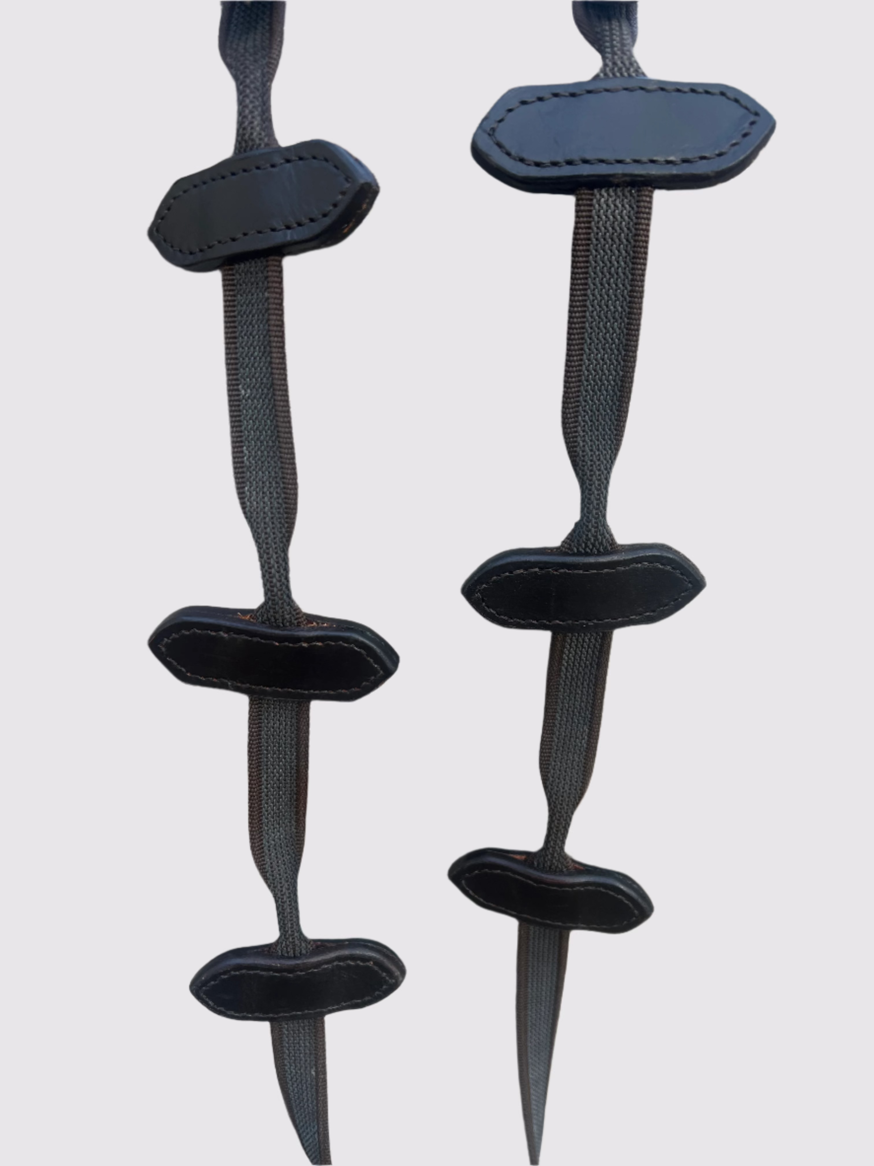 Aaron Vale Rein with 3 Slim Hand Grips - Equine Exchange Tack Shop