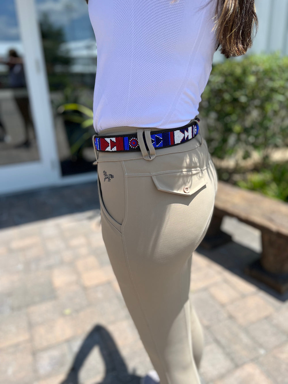 Red White and Blue Belt in Standard Width - Equine Exchange Tack Shop