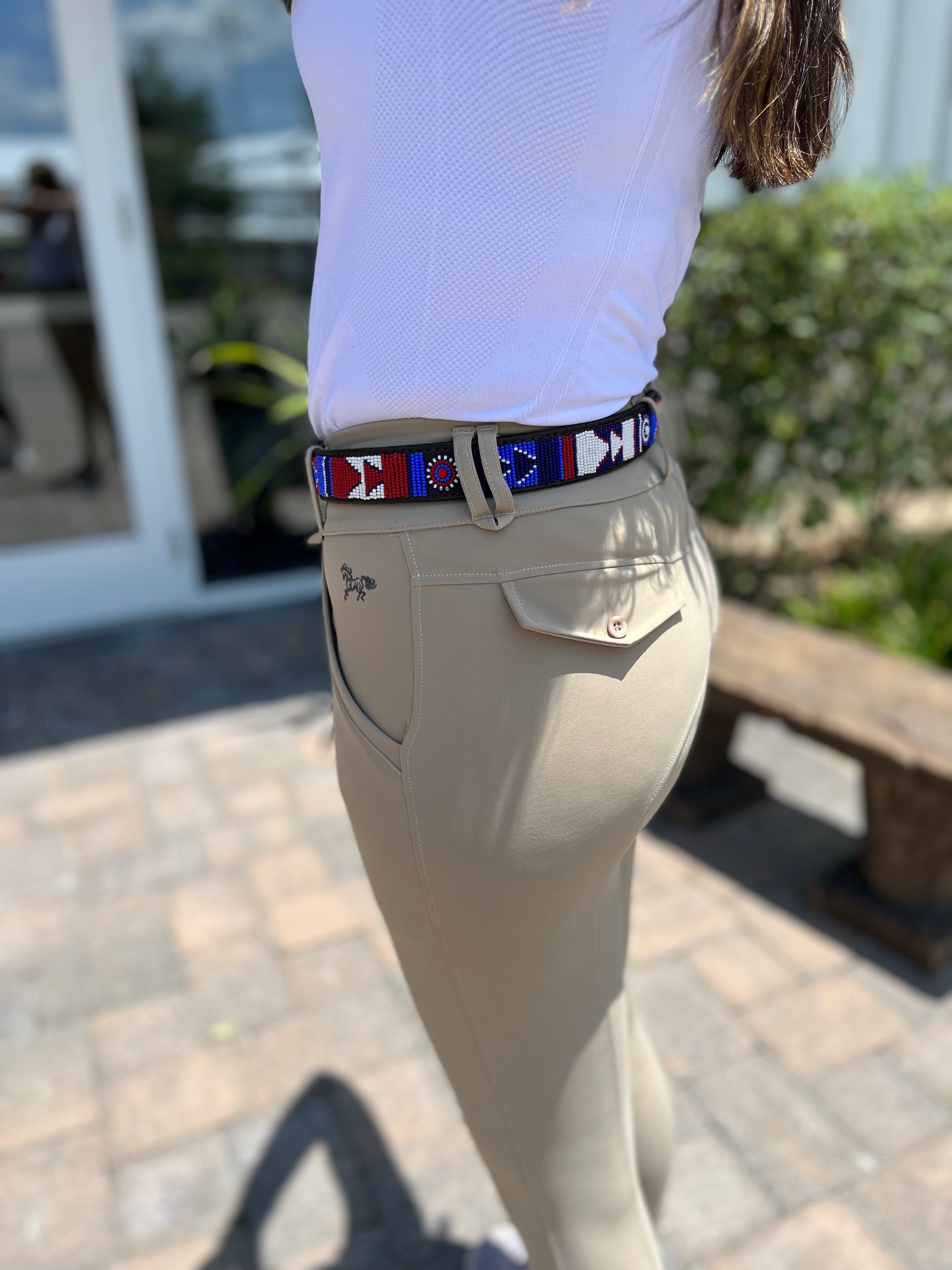 Red White and Blue Belt in Wide Width - Equine Exchange Tack Shop