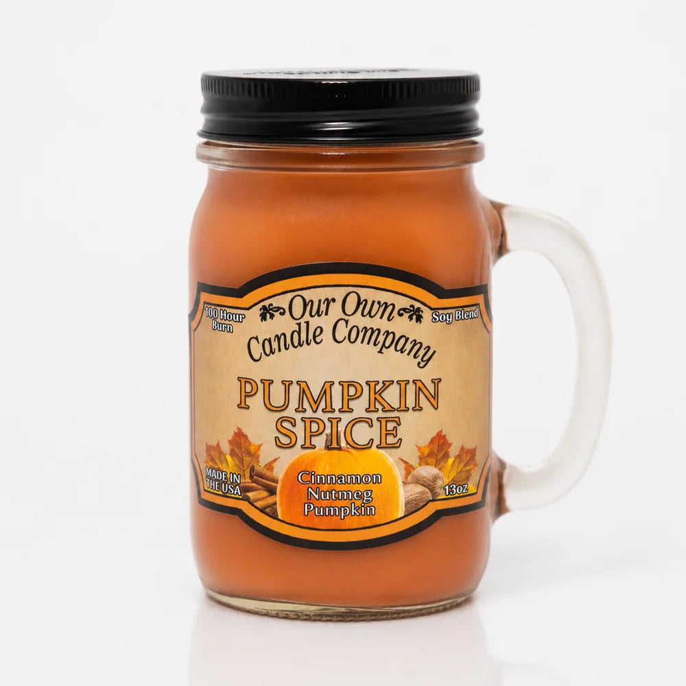 Pumpkin Spice - Mason Jar Candles 16oz