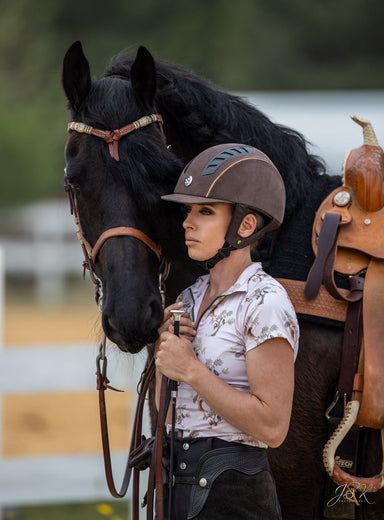 D. D. Impulsion and Straightness ANNE Short Sleeved Training Shirt - Equine Exchange Tack Shop