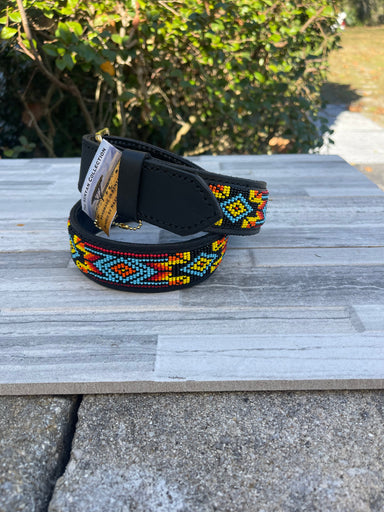Cassidy Beaded Belt Wide Width The Aztec Collection - Equine Exchange Tack Shop