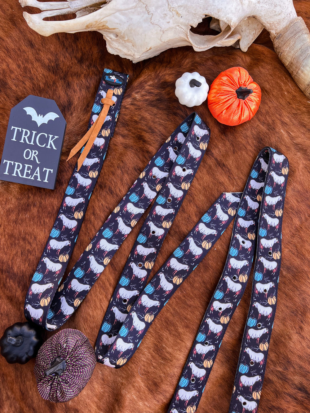 *Limited Edition* Ghost Rider Cinch Strap Set - Equine Exchange Tack Shop