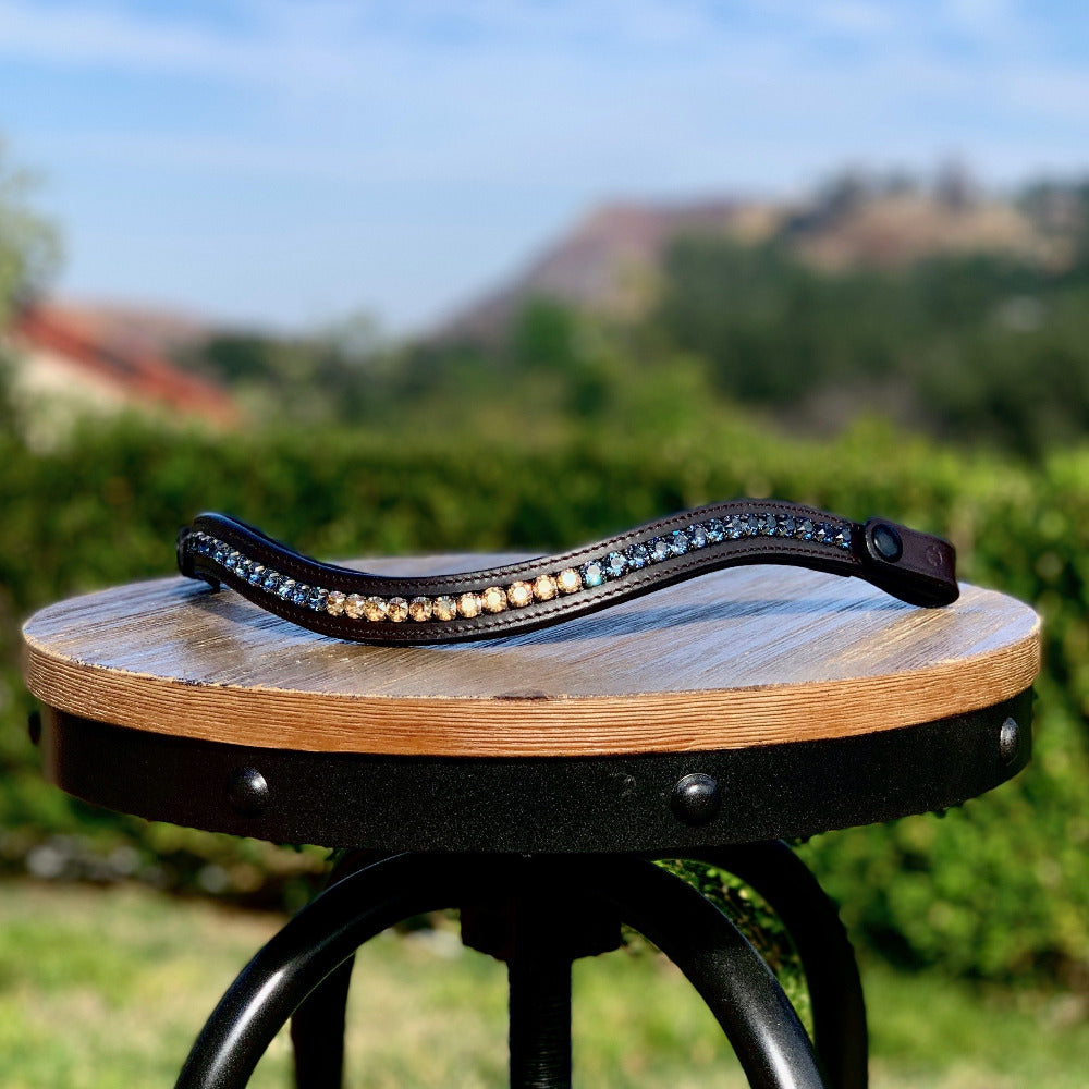 Halter Ego® Crystal Patent Browband - Dusk To Dawn - Equine Exchange Tack Shop