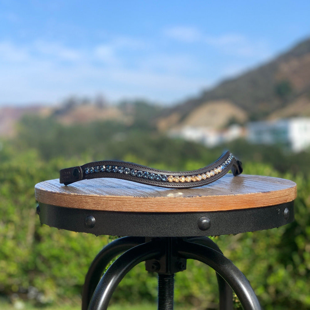 Halter Ego® Crystal Patent Browband - Dusk To Dawn - Equine Exchange Tack Shop