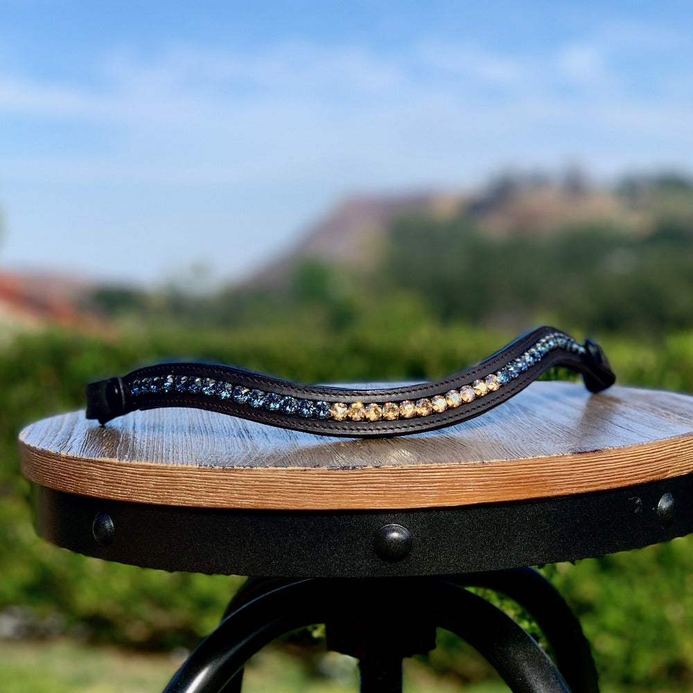 Halter Ego® Crystal Patent Browband - Dusk To Dawn - Equine Exchange Tack Shop